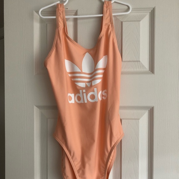 Peach Adidas one piece swimsuit - Picture 4 of 4
